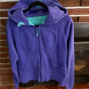 Lululemon Scuba Purple Hoodie size 10